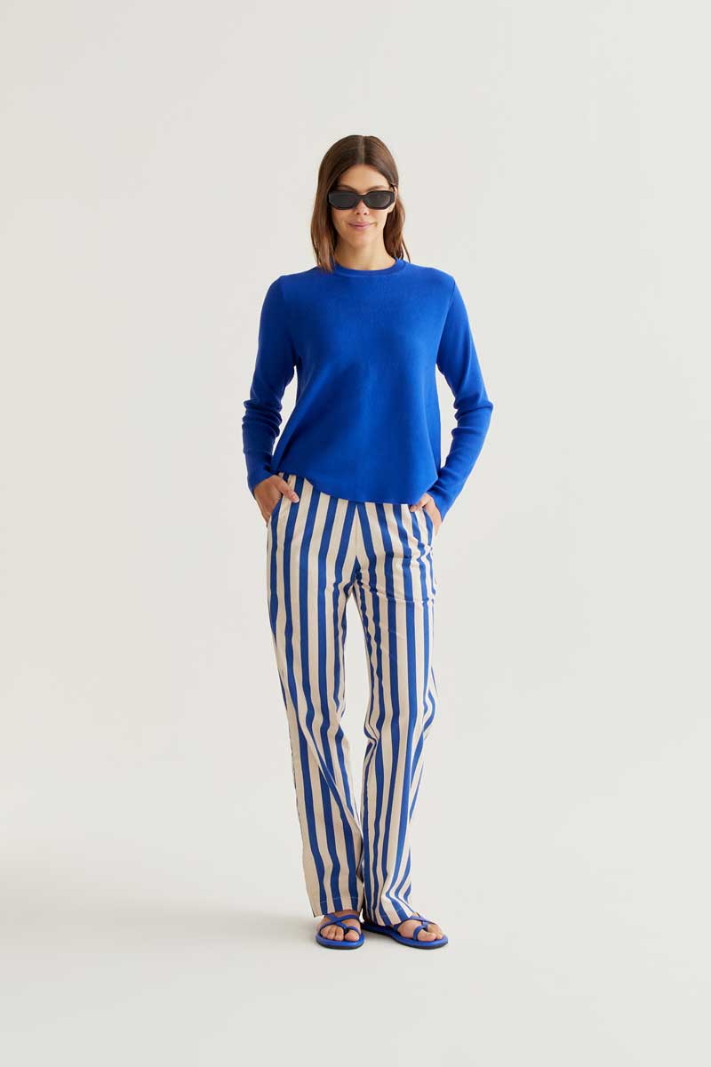 CF Blue Stripe Trousers