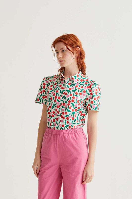 CF Shirt with Cherry Print