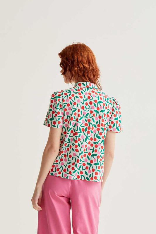 CF Shirt with Cherry Print
