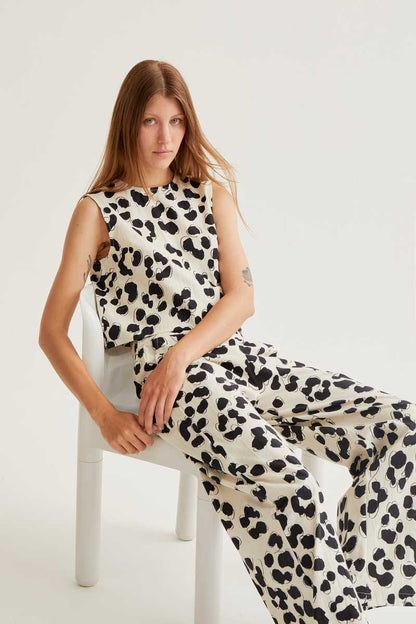 CF Dalmatian Print Trousers