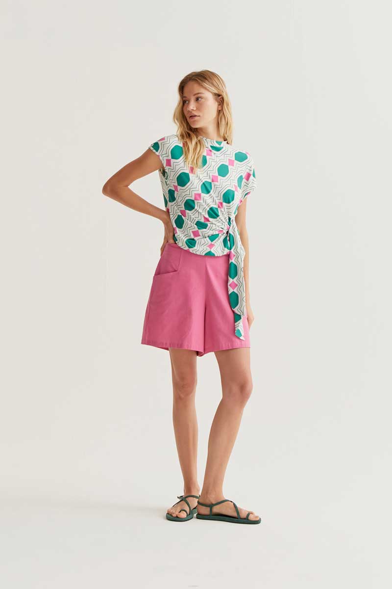 CF Pink Cotton Shorts