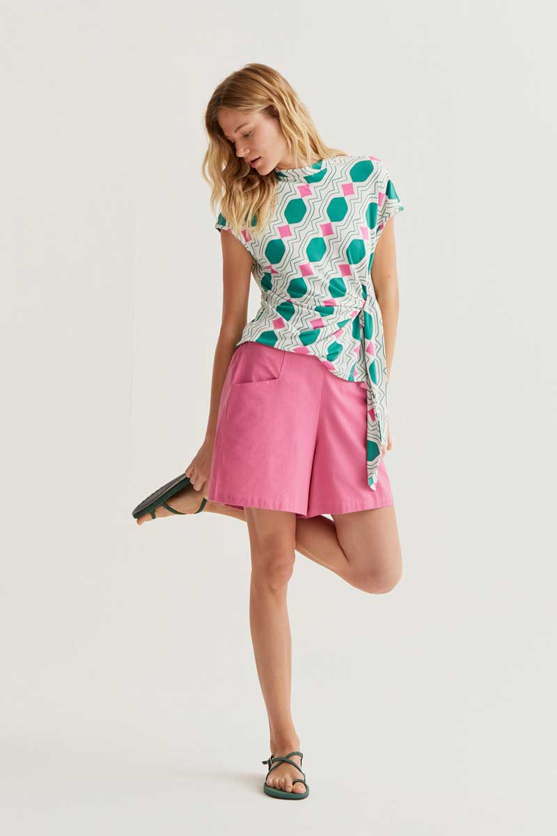 CF Pink Cotton Shorts