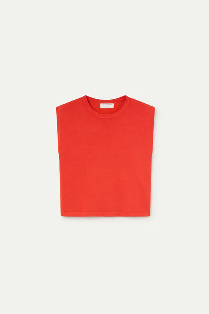 Soft Orange Knit Top
