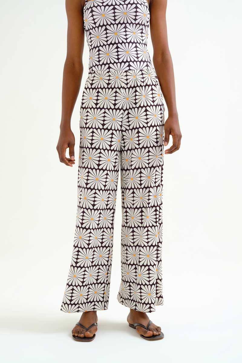 CF Trousers with Chamomile Print