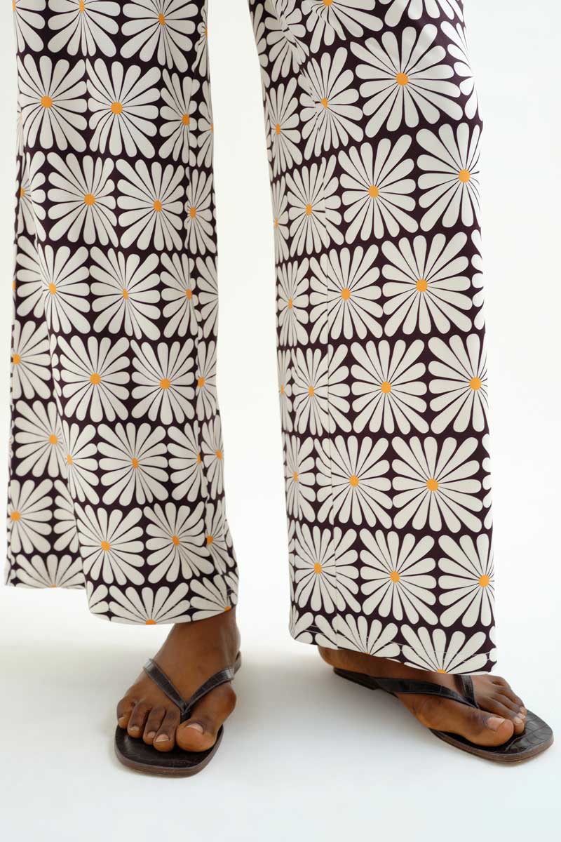 CF Trousers with Chamomile Print