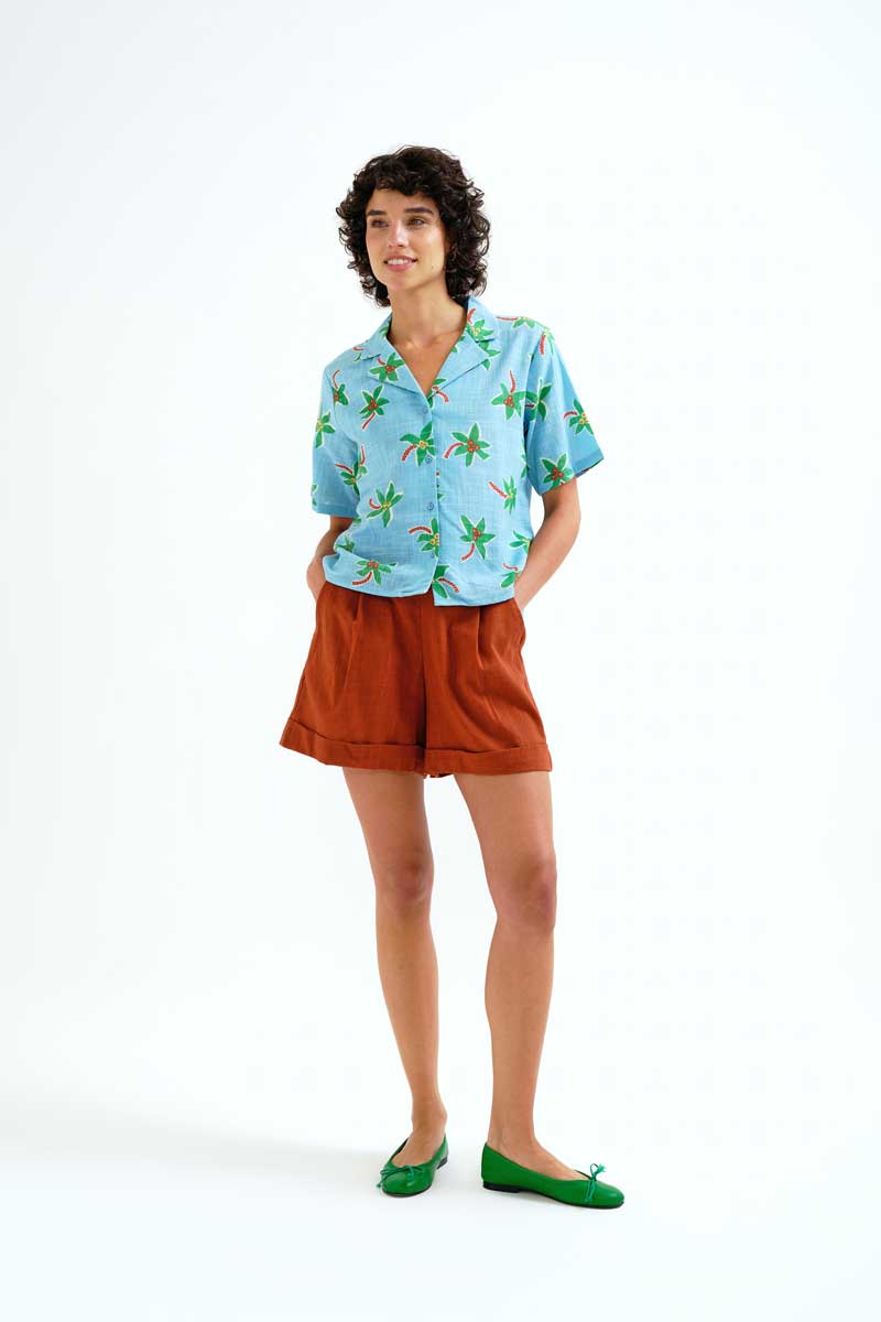 Small Coconut Print Shirt
