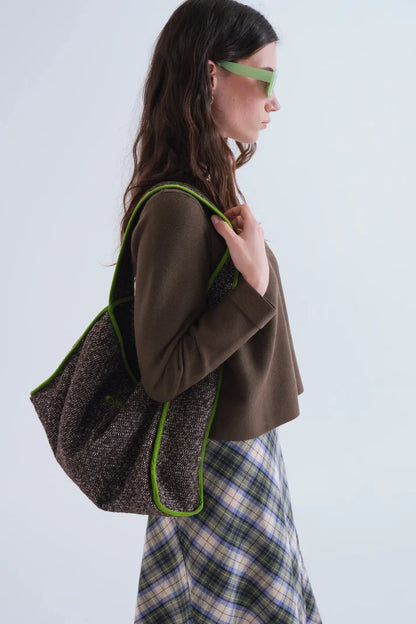 Basic Khaki Green Cardigan