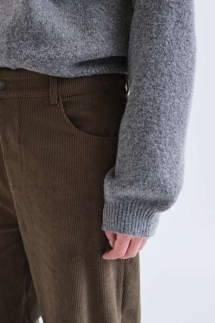 Khaki Corduroy Trousers