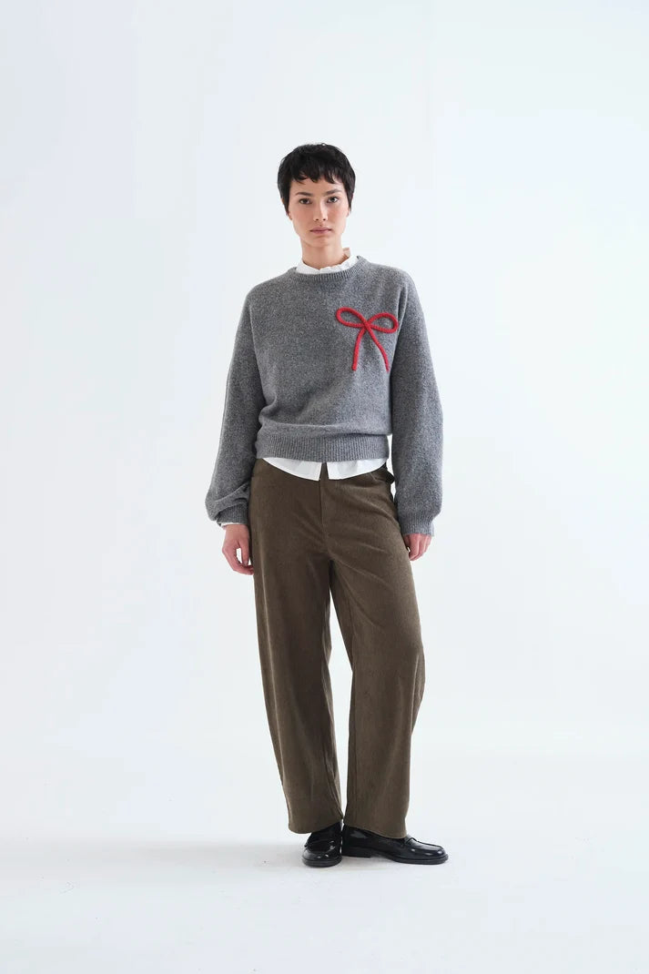 Khaki Corduroy Trousers