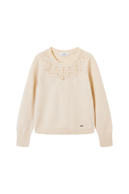 Alyssa-L-12-F Sweater Off White