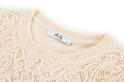 Alyssa-L-12-F Sweater Off White
