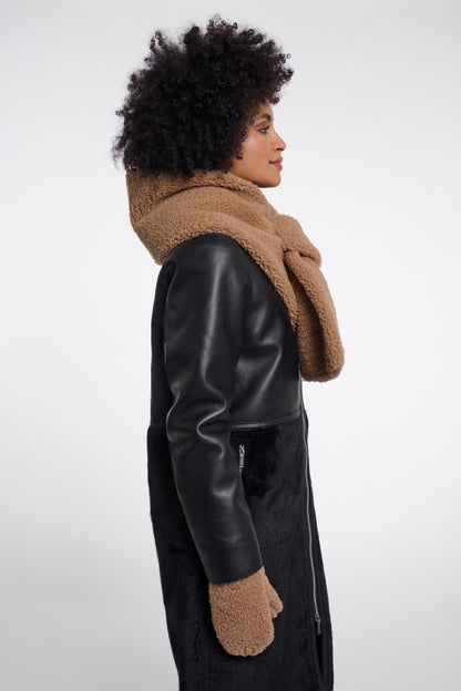 Asho Teddy Scarf Toast