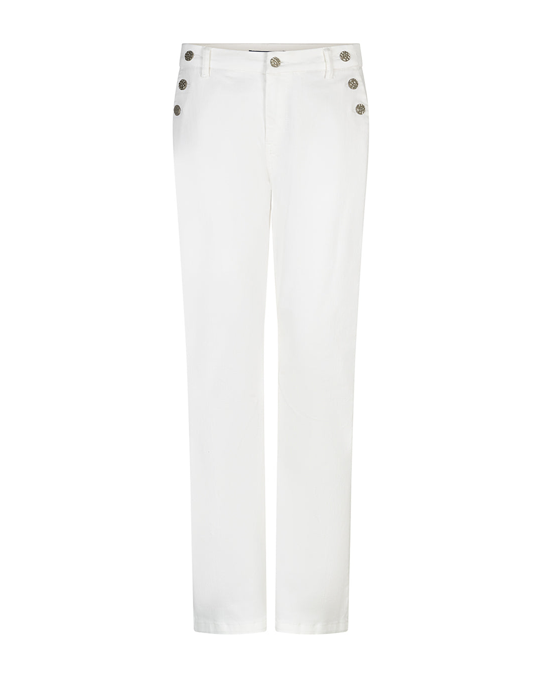 Bibette Off White & Buttons Jeans