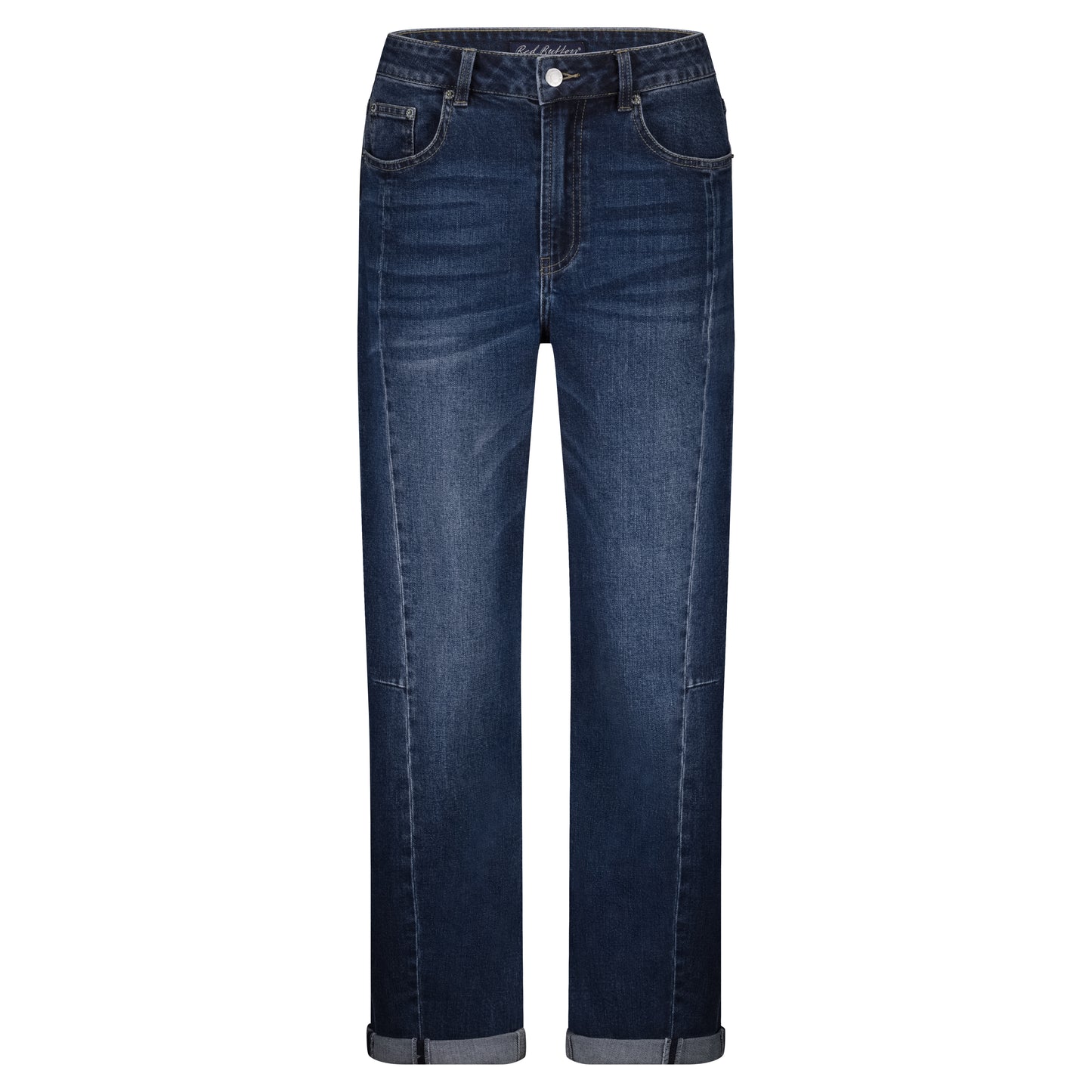 Caitlin Sidepatch Dark Stone Used Jeans