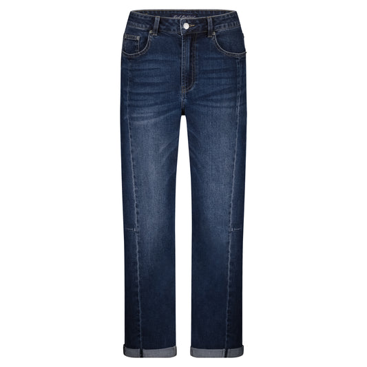 Caitlin Sidepatch Dark Stone Used Jeans