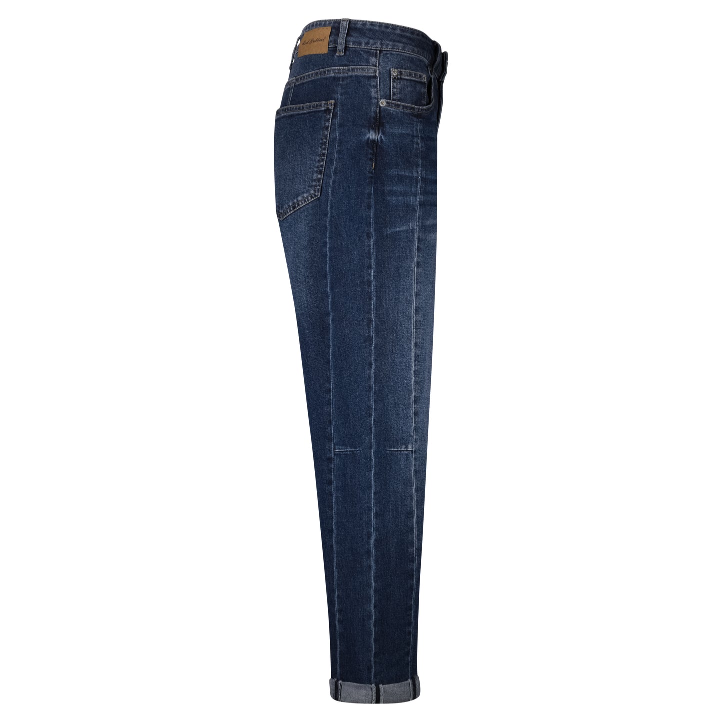 Caitlin Sidepatch Dark Stone Used Jeans