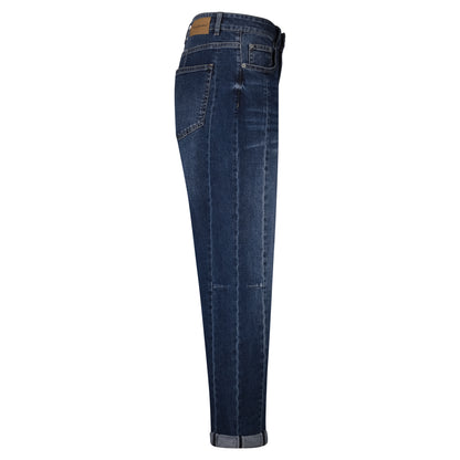 Caitlin Sidepatch Dark Stone Used Jeans