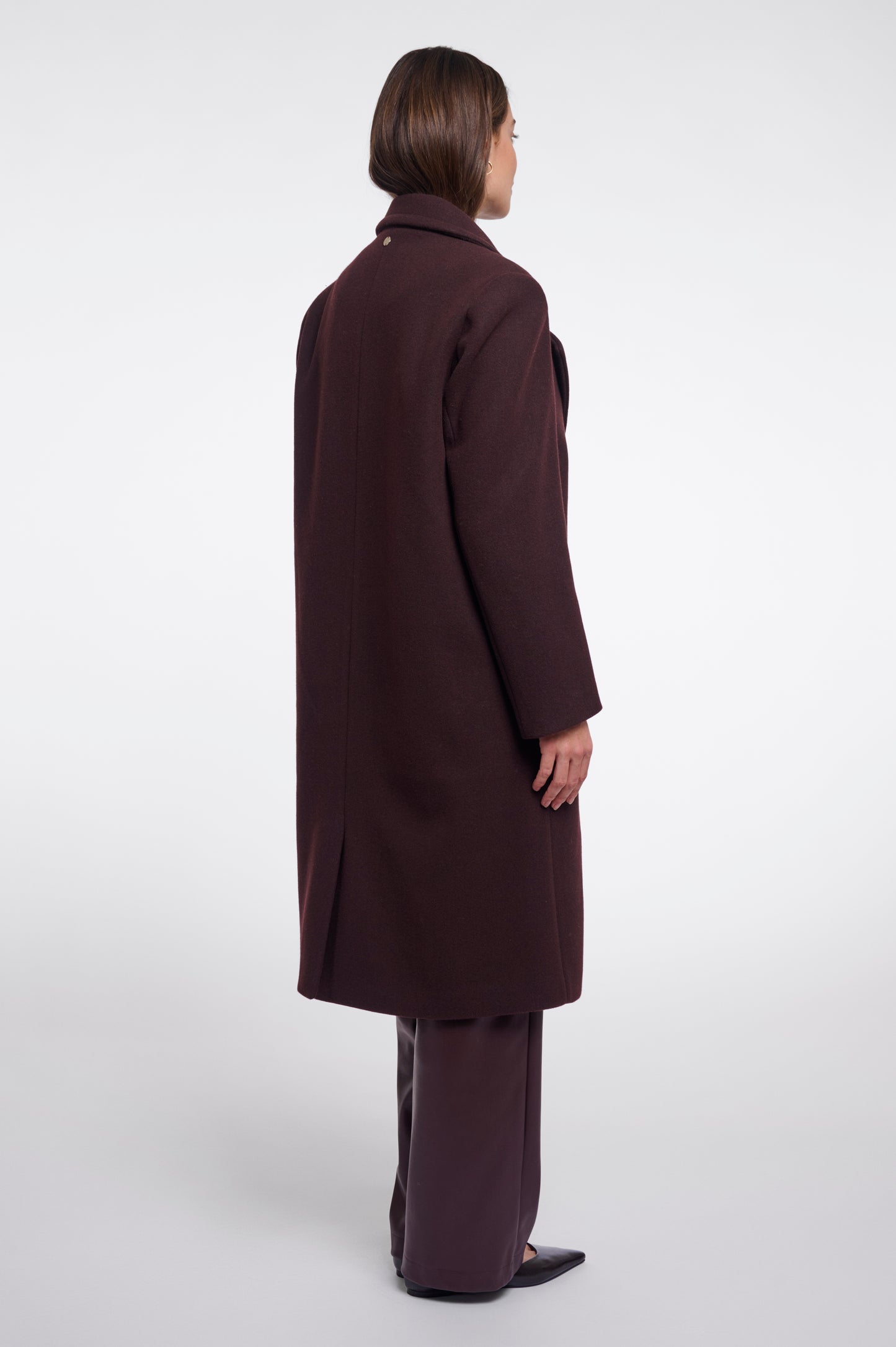 Cecile Coat Chocolate Bean