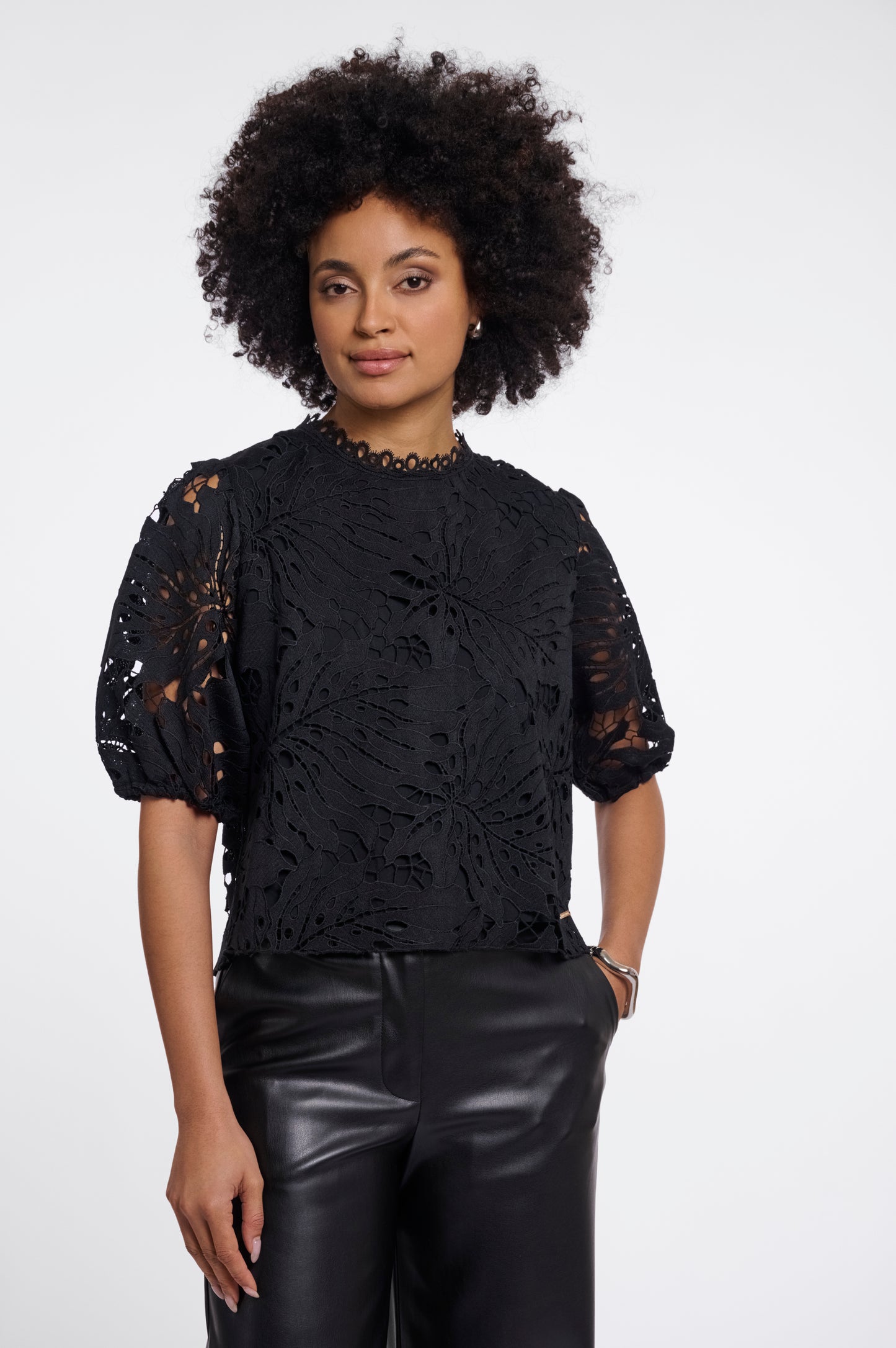 Chantallier Black Blouse