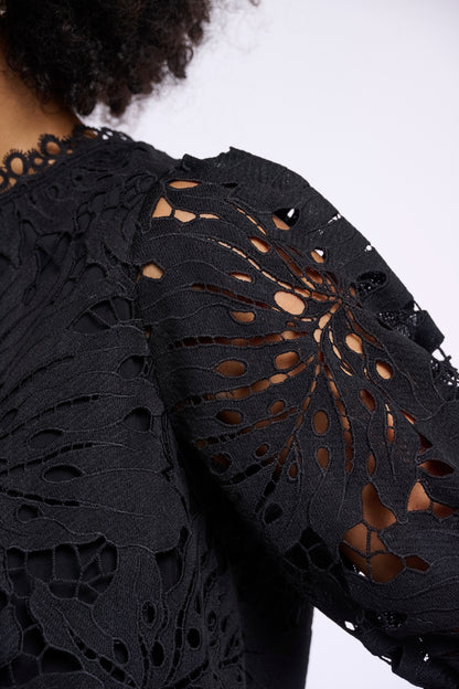Chantallier Black Blouse