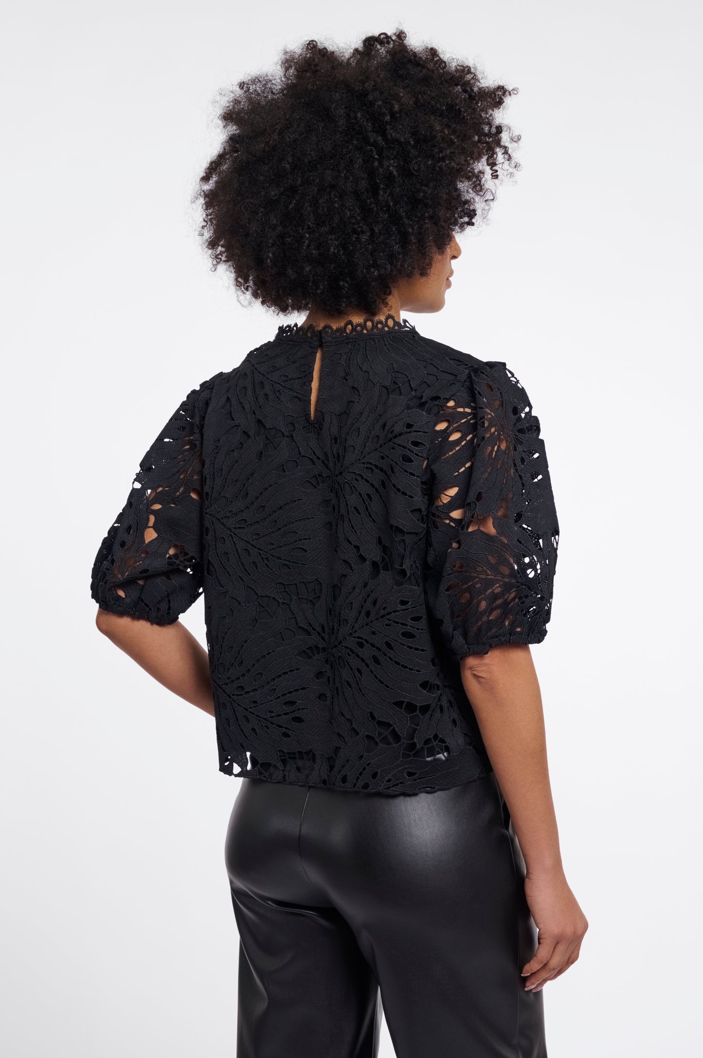 Chantallier Black Blouse