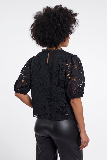 Chantallier Black Blouse