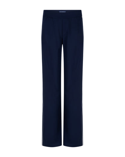 Colette Punta Piping Dark Blue Trousers