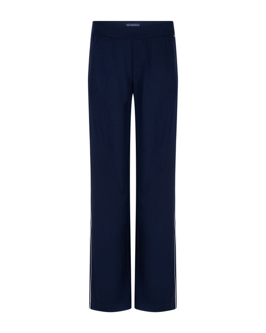 Colette Punta Piping Dark Blue Trousers