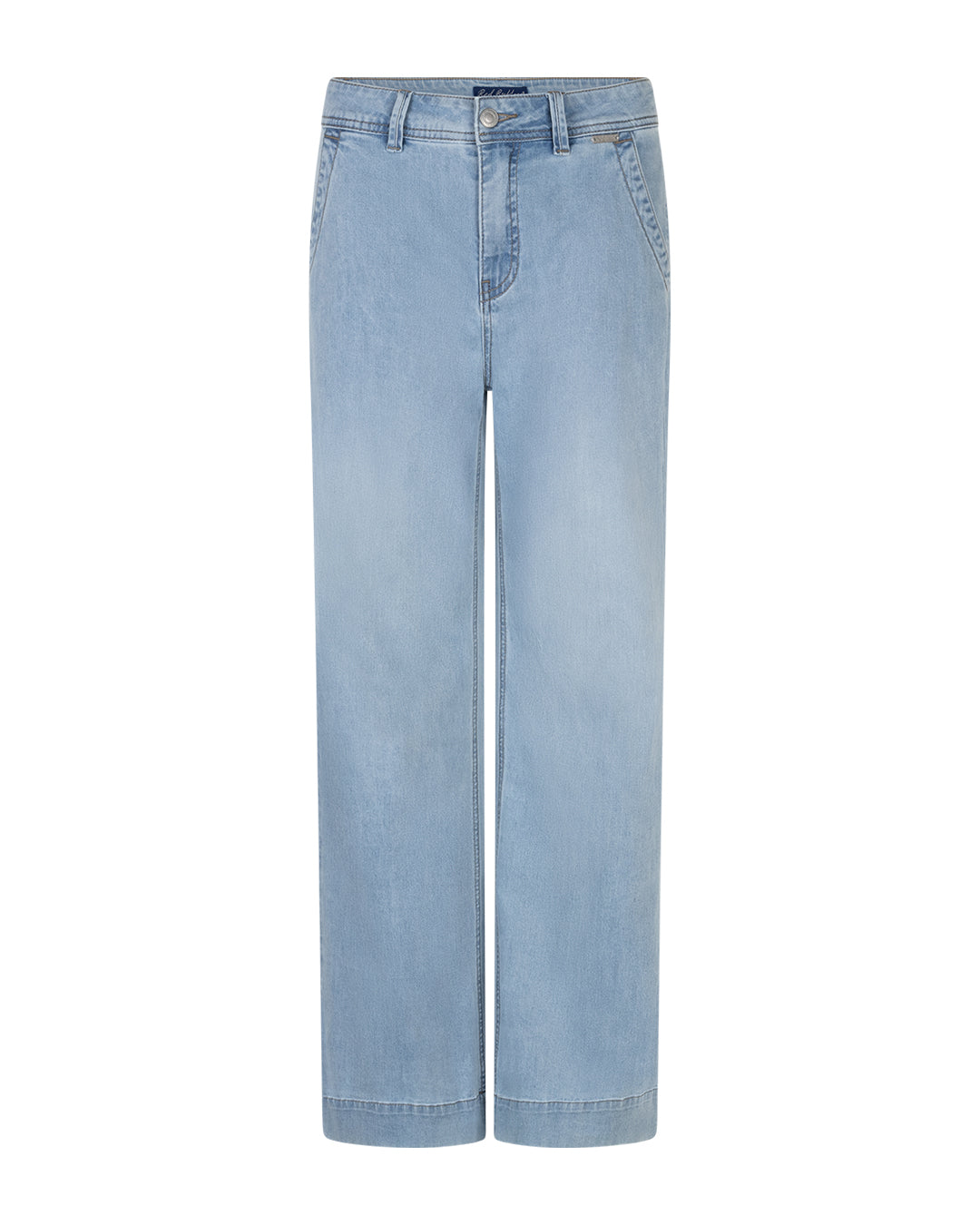 Colette Slanted Pockets Light Stoneused Jeans