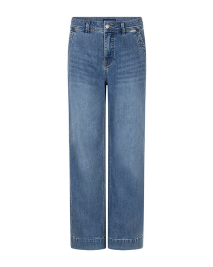 Colette Slanted Pockets Stoneused Jeans