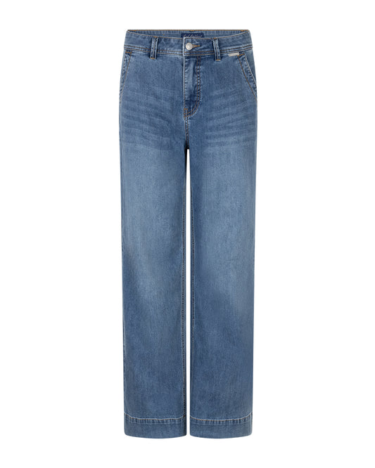Colette Slanted Pockets Stoneused Jeans