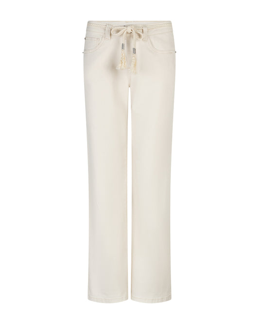 Colette & Belt Ecru Jeans
