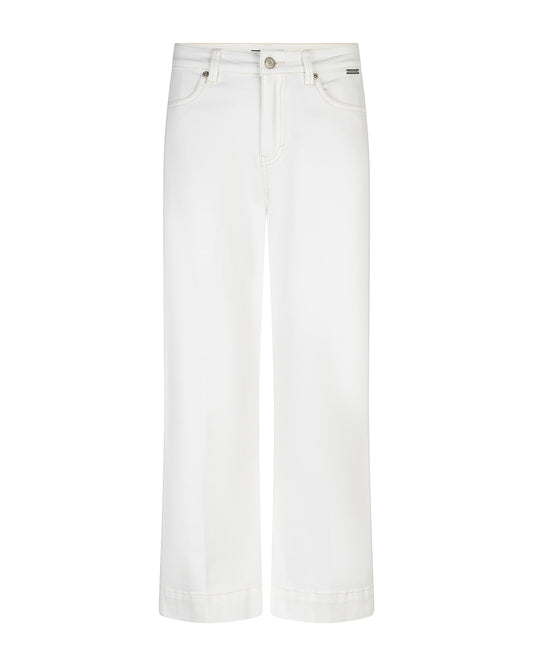 Conny Fancy Stitching Off White Jeans L26
