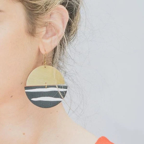 Zebra Earrings