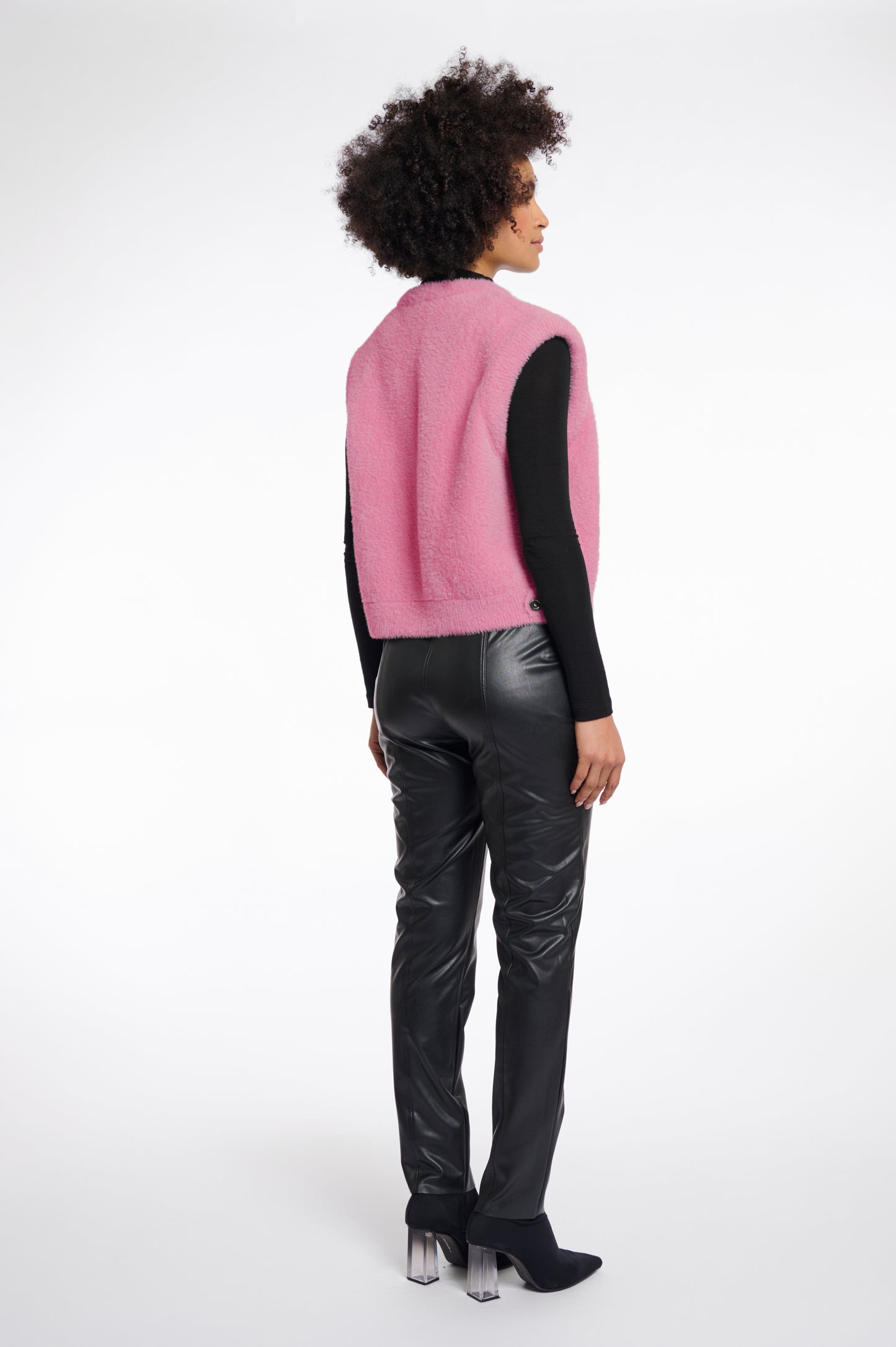 Elona Waistcoat Mauve Pink