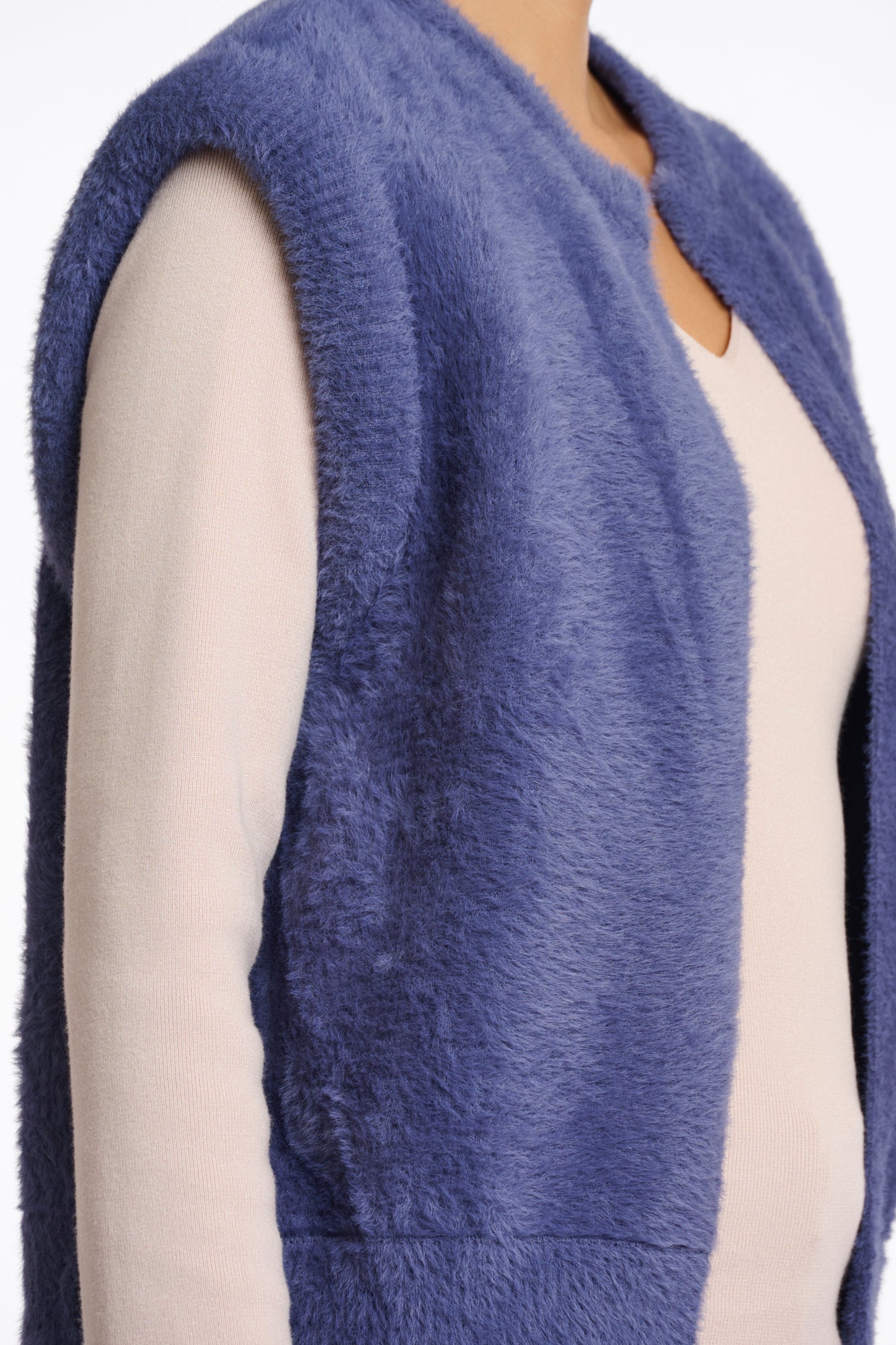 Elona Waistcoat Blue Shadow
