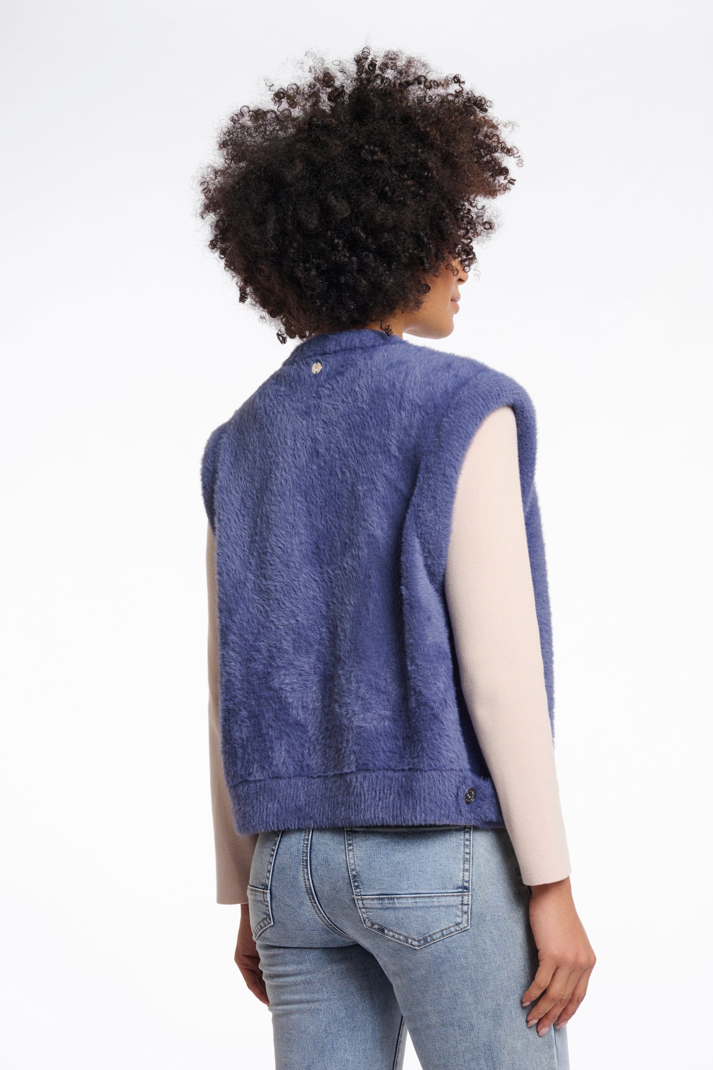 Elona Waistcoat Blue Shadow