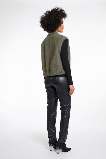 Elona Waiscoat Green Ash
