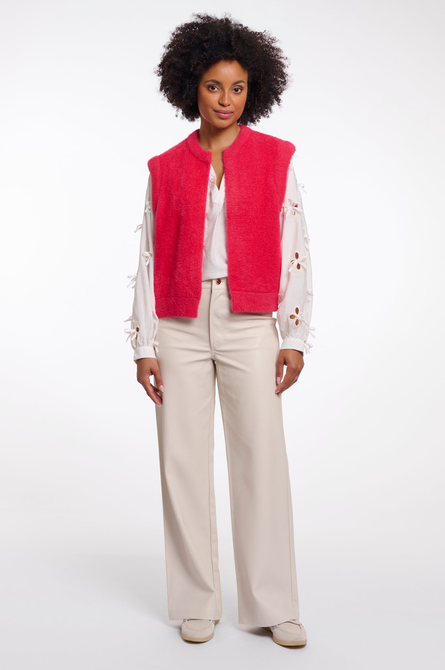 Elona Waistcoat Pink Punch