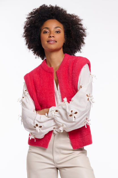 Elona Waistcoat Pink Punch