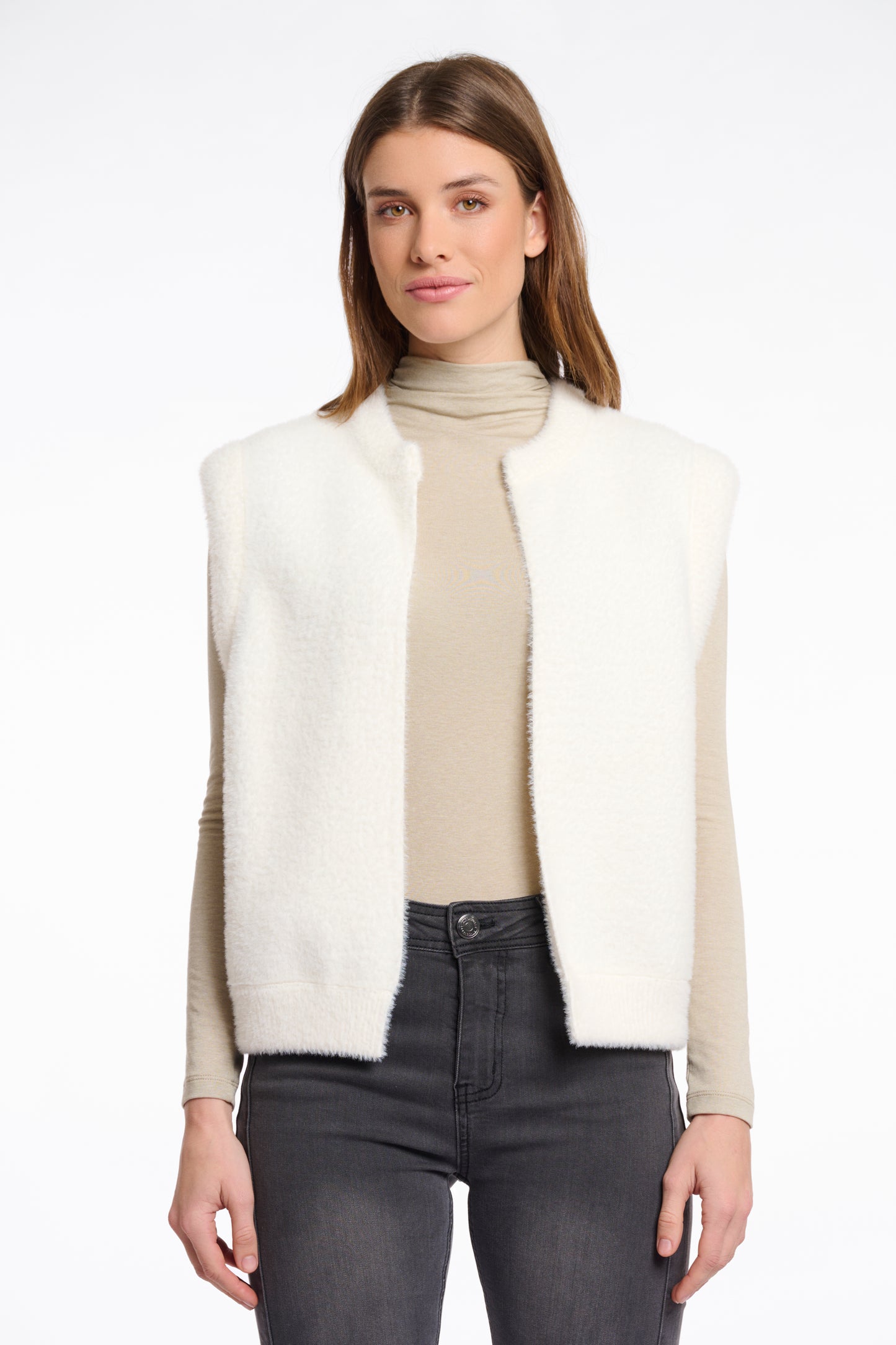Elona Waistcoat Snow White