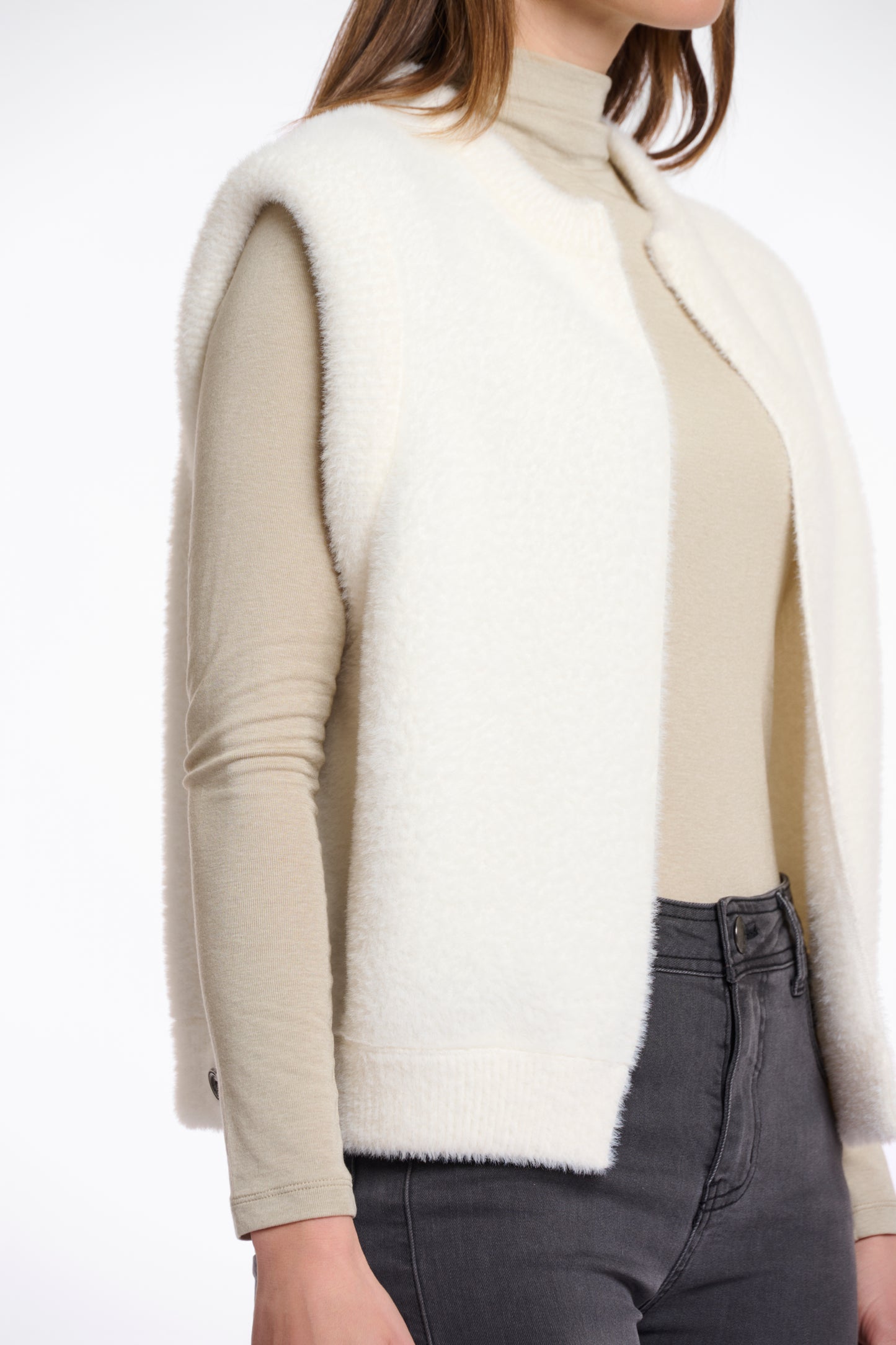 Elona Waistcoat Snow White