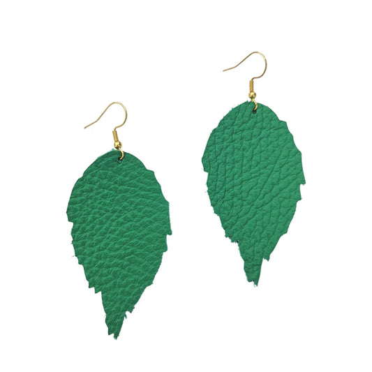 Duilleog Large Leaf Earrings