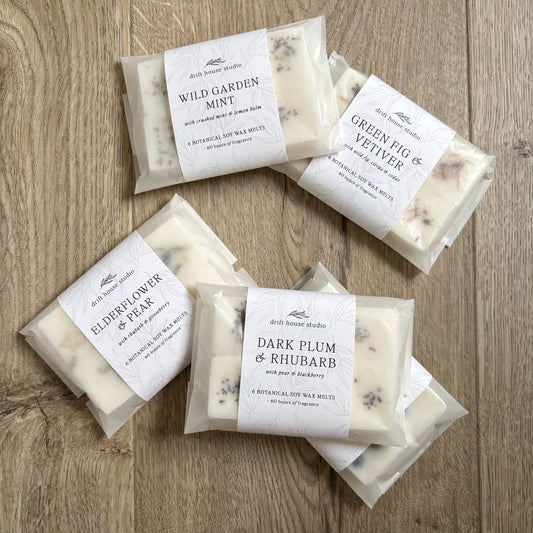 Ginger & Green Tea - 6 Botanical Soy Wax Melts