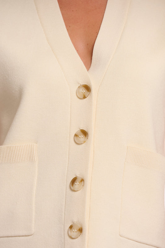 Hagi Waistcoat with Buttons Birch
