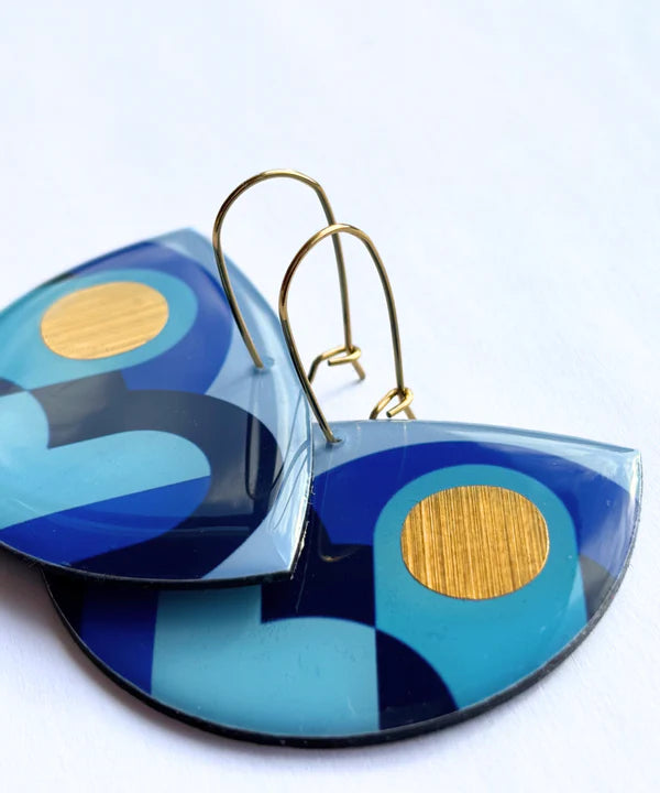 Lola Blue Tones Earrings