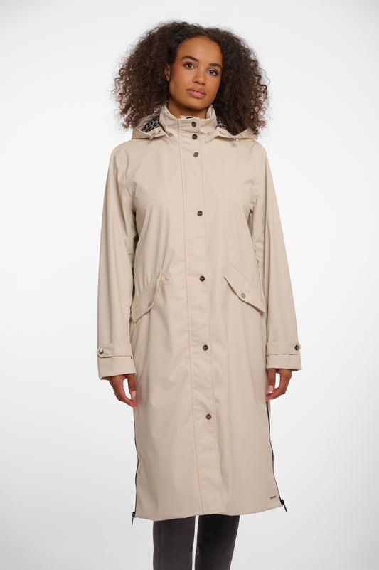 India Long Raincoat Birch