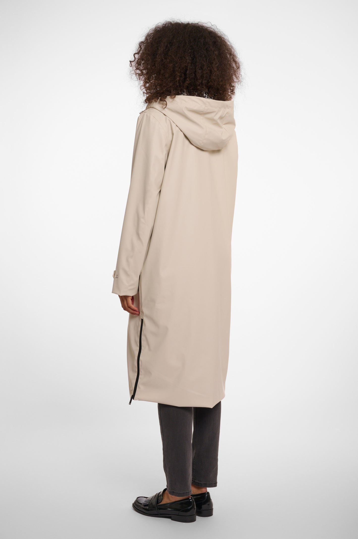 India Long Raincoat Birch