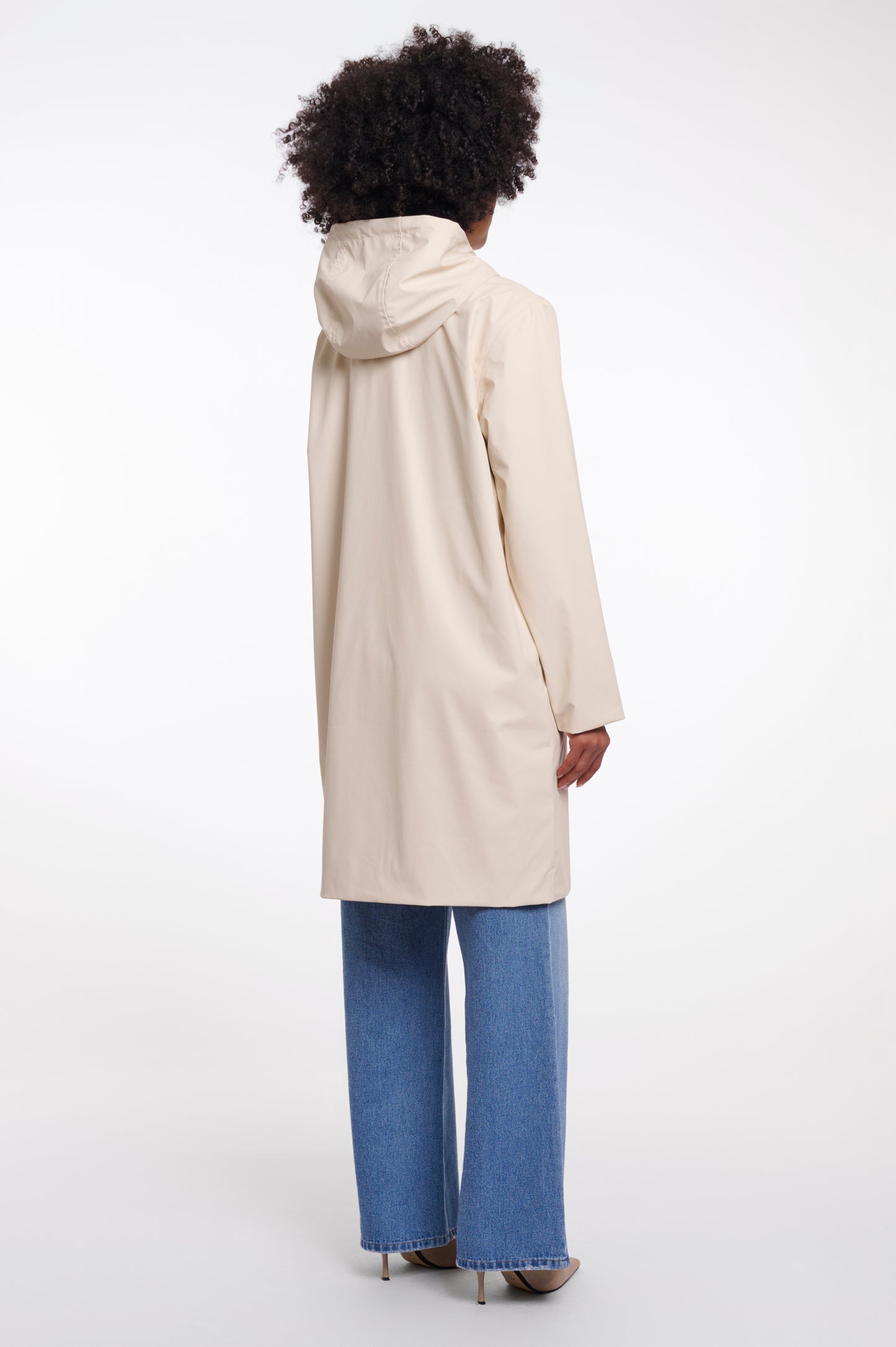 Ishana Reversible Raincoat Birch and Pink Leopard