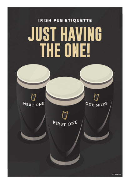 Just Having the One Print by Ray Hurley